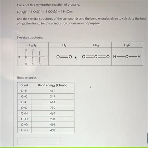 Solved Consider this combustion reaction of propane. | Chegg.com