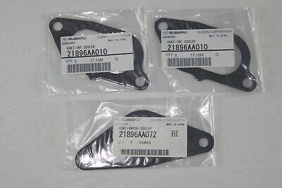 Genuine Subaru 3 Intercooler Y Pipe Gaskets 2002 2005 WRX 2004 2018 STi