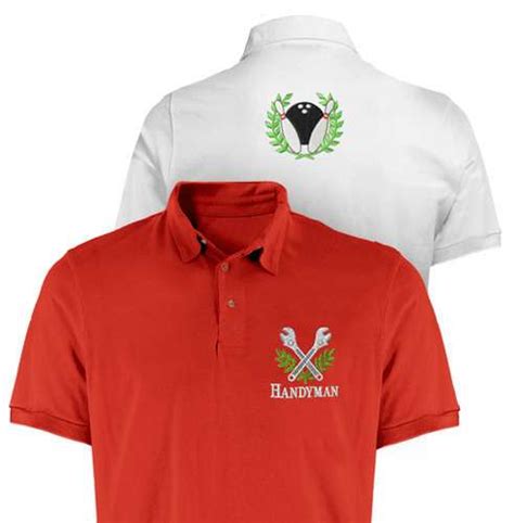 T Shirt Embroidery Dubai | Custom Embroidered Polo T Shirts