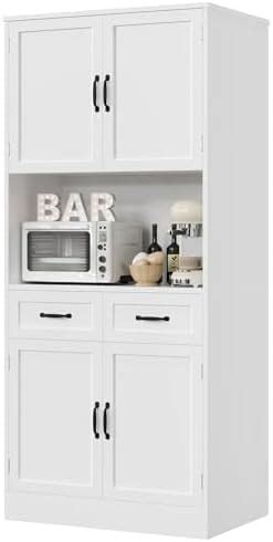 Amazon Hostack Tall Kitchen Pantry Storage Cabinet Modern