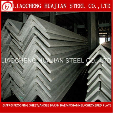 Q B Ms Equal Unequal Black Galvanized Steel Angle Bar China Steel