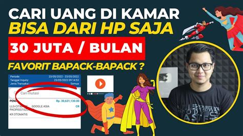 Kerja Sampingan Main Di Kamar Bisa Juta Bulan Dari Hp Saja Cara