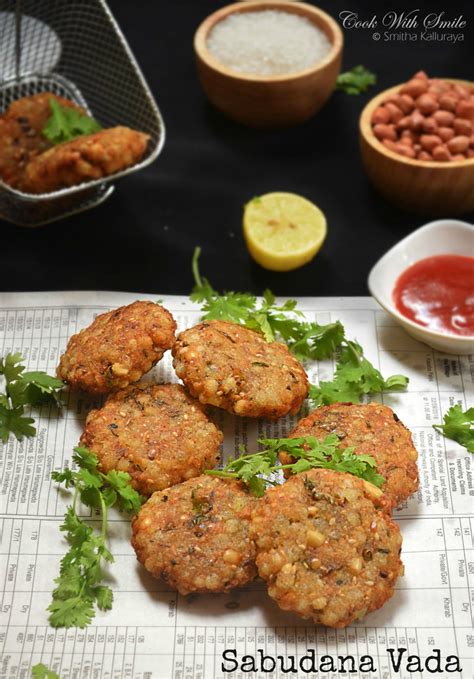 SABUDANA VADA RECIPE SABAKKI VADA SAGO VADA RECIPE Cook With Smile