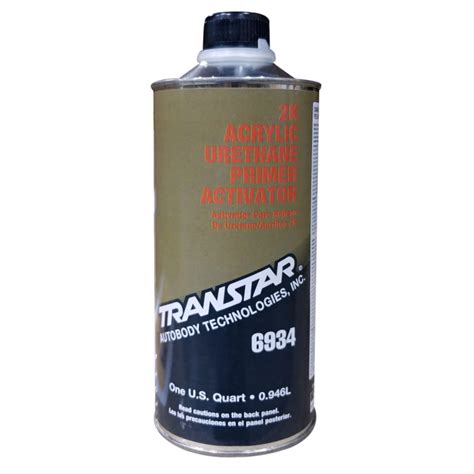 Transtar 2k Hi Performance Acrylic Urethane Primer Activator Quart 6934