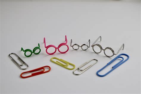 Diy Miniature Wire Eyeglasses Clip Dolls Wire Crafts Paperclip Crafts