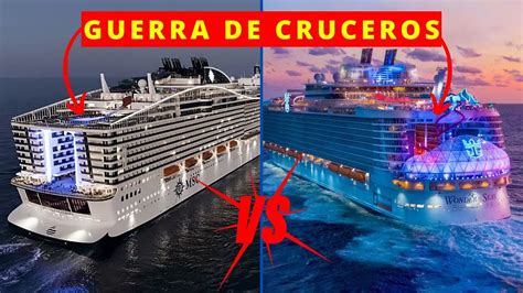 💥 Msc Vs Carnival Vs Royal Caribbean Guerra Comercial Entre Líneas De