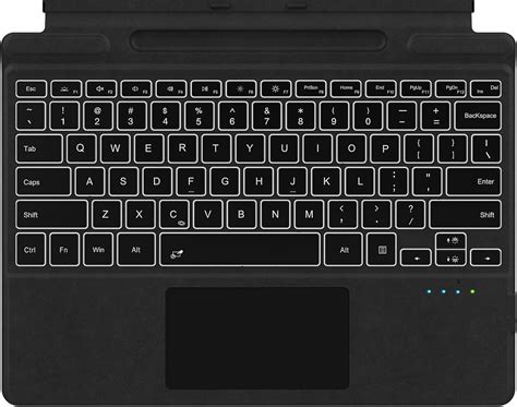 Surface Pro Keyboard Microsoft Surface Pro Type Cover With 7 Colors Backlit