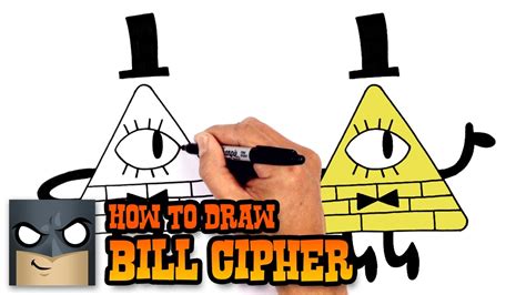 How To Draw Bill Cipher Gravity Falls Youtube