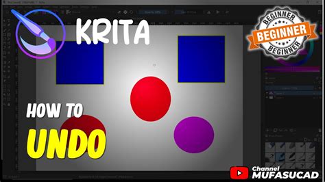 Krita How To Undo Youtube