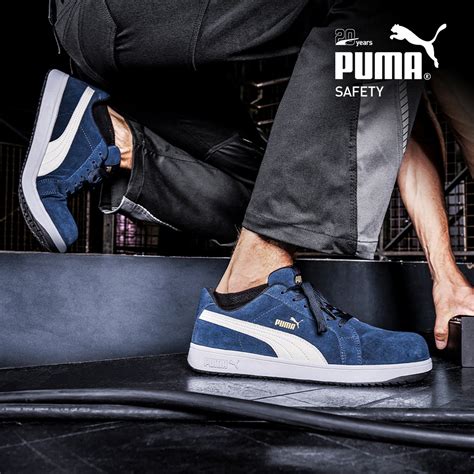 Puma Iconic Blue White Heritage Safety Shoe 640027 Buy Online