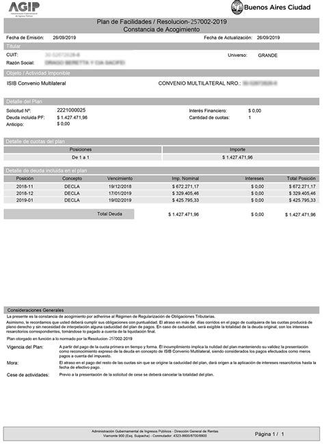 Constancia De Agip