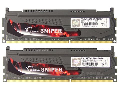 Memoria Gskill Sniper 8gb 2x4 1866mhz Ddr3 F3 14900cl9d 8gbsr Pichau