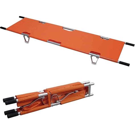 Folding Medical Stretcher Portable Aluminum Alloy Stretcherfirst Aid