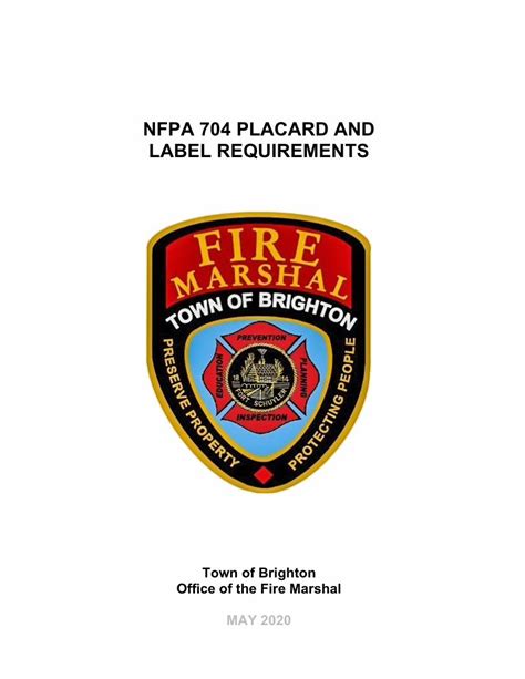 Pdf Nfpa 704 Placard And Label Requirements Dokumentips