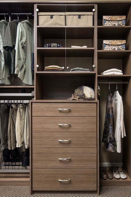 Tenino Walnut Reach In Closet Display Campbell Showroom