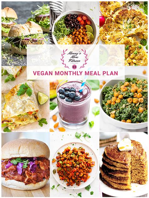 Vegan Monthly Meal Plan