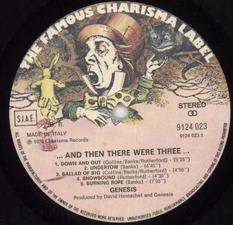 Genesis And Then There Were Three Italian Vinyl Lp Album Lp Record