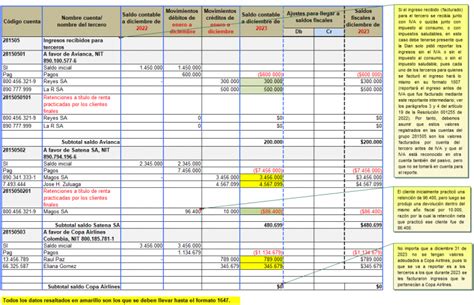 Liquidador Plantilla Del Formato De Ex Gena Reporte De