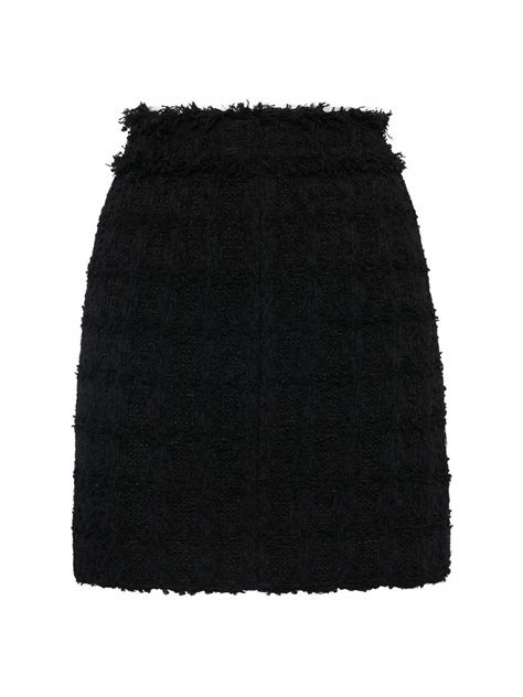 Dolce And Gabbana Wool Tweed Mini Skirt Dolce And Gabbana