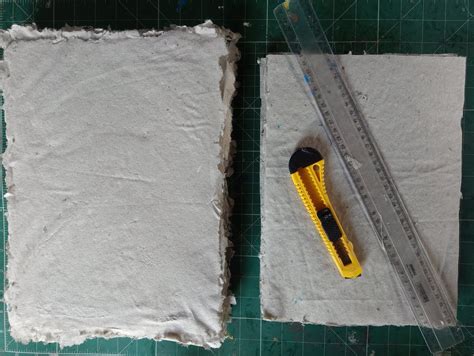 Folha De Papel Reciclado - RECICLAUDIA: PAPEL RECICLADO - passo a passo - finalizando as folhas.