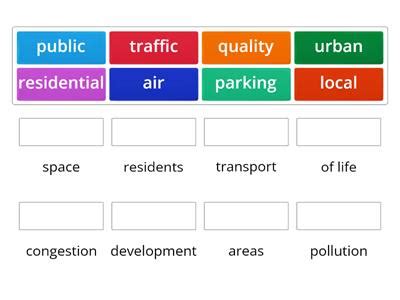 Collocations Word Pairs