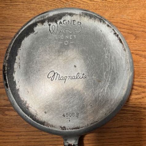 Wagner Ware Magnalite GHC Chicken Fryer Skillet 4508M Lid Vintage 102