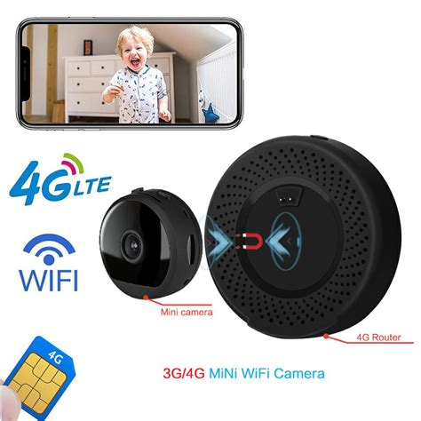 3g 4g Lte Wireless Portable Mini Camera 1080p Wireless Gsm Sim Card