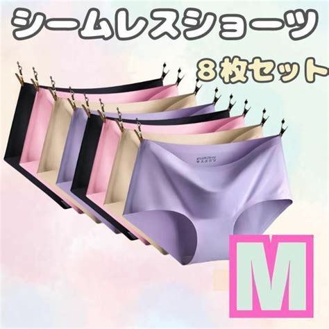 Mサイズ シームレスショーツ セット 深め 肌に優しい 履き心地 無縫製の通販 By いとえ S Shop｜ラクマ