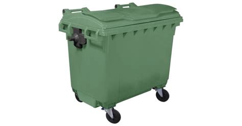 Container Plastic Colectare Selectiva Gunoi Volum Litri Cu Capac