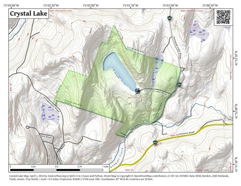 Map Crystal Lake Andy