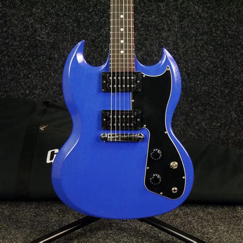 Gibson Usa Sg Fusion Electric Guitar Blue Wgig Bag 2nd Hand Rich