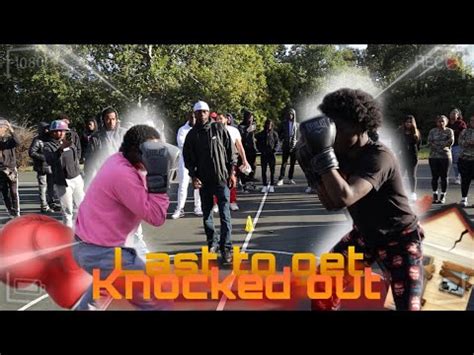 Last To Get Knocked Out Hood Edition BigStrikerGuapo YouTube