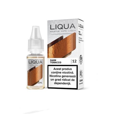 Lichid Cu Nicotina Liqua Dark Tobacco 12mg Nicotina 10ml Original