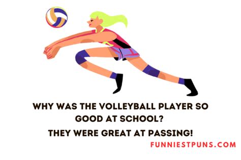 90+ Funny Volleyball Puns and Jokes: Spike-tacular Humor - Funniest Puns