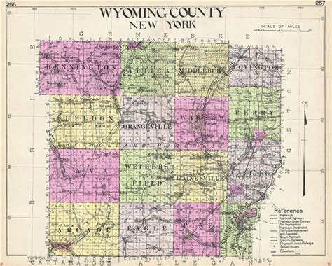 Wyoming County New York.: Geographicus Rare Antique Maps