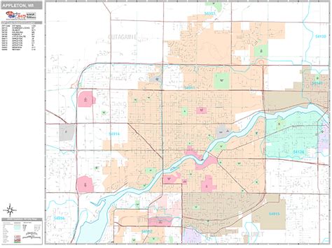 Appleton Wi Zip Code Map | Draw A Topographic Map