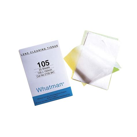 Whatman 2105841 Grade 105 Lens Cleaning Tissue Sheet 100 Mm X 150 Mm