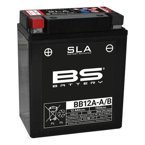 Batterie BS Battery SLA BB12A A B 12V 12 6Ah activée usine Pièces