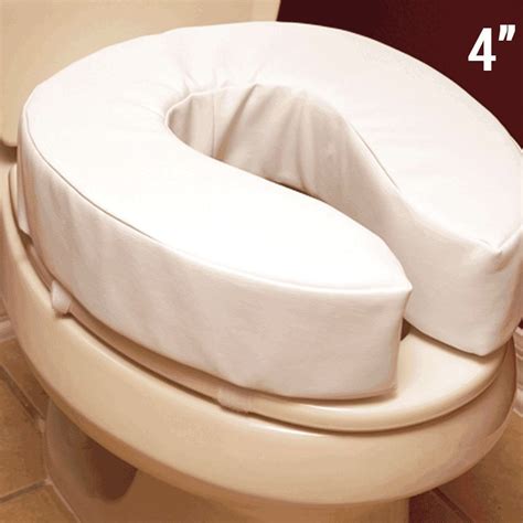 Buy Essential Medical Padded White Toilet Seat Cushion