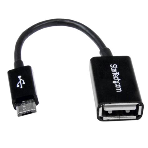 Cable Adaptador De 12cm Micro USB Macho A USB A Hembra OTG Para Tablets