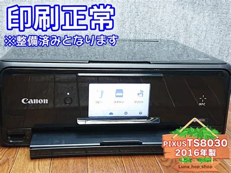 【やや傷や汚れあり】印刷正常 ※整備済み 1円スタ Pixus Ts8030 キャノン Canon インクジェット複合機 プリンター