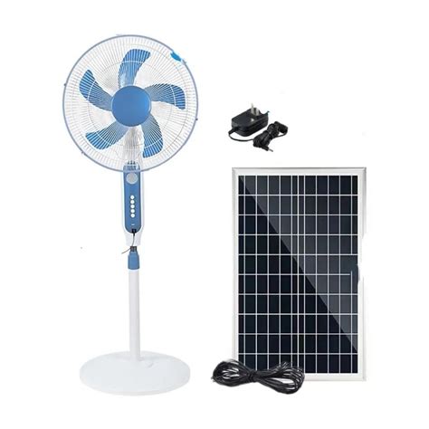 Aerbes AB FSD04 Solar Powered Fan With LED Light And USB Port 16 20W