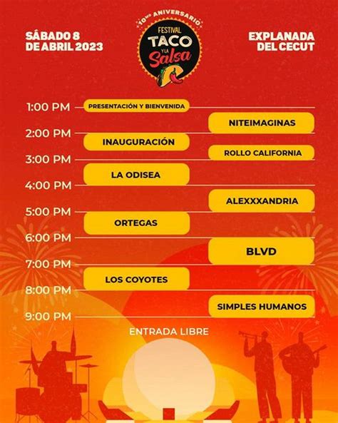 Festival Del Taco Y La Salsa En Tijuana En Centro Cultural Tijuana