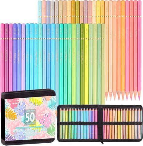 Macaron Lot De Crayons Dessin Crayons De Couleur Pastel Pour