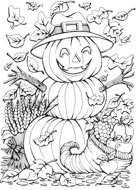 Cute Autumn Coloring Pages Coloring Pages