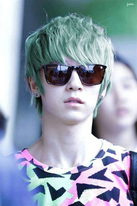 Kpop Idols With Green Hair K Pop Amino