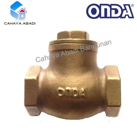 Jual Check Valve Kuningan Onda Klep Tabok Onda Di Seller