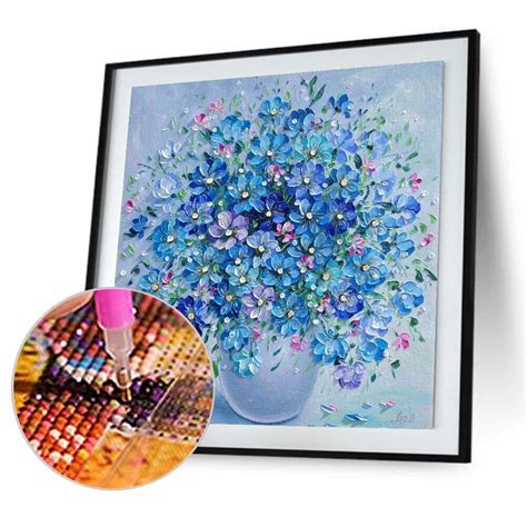 Diamond Painting 5D DIY Flower Grass Full Round Drill Rhinestone Kit