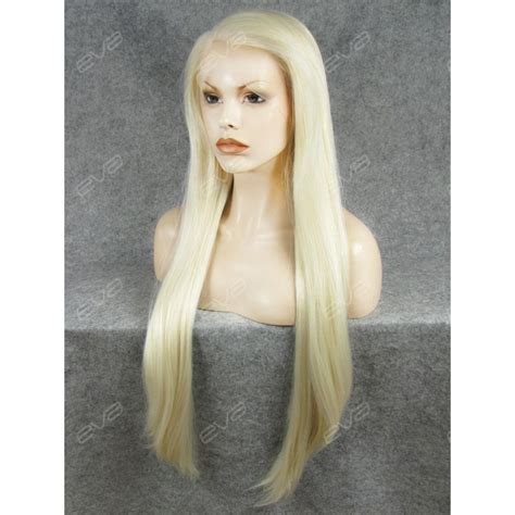 Long Straight Blonde Synthetic Lace Front Wig Synthetic Lace Front