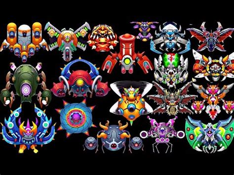 SPACE SHOOTER ALL BOSSES SPACE GALAXY INVADER BOSSES FIGHT FROOTO